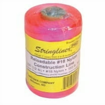 Stringliner 500 Ft. Fluorescent Pink Braided Nylon Mason Line 35462