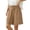 Gold, variant on Women's Short Romper Lightweight Wide Leg Casual Shorts For With Relaxed Fit Elastic Waistband Pockets Summer, Size M