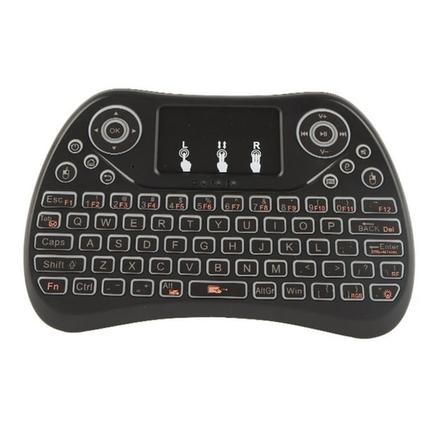 Teclado inalámbrico NikouMX 2.4G mini QWERTY Panel táctil
