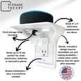 thumbnail image 4 of Percha eléctrica BeraTek Industries con estante Outlet Shelf con almacenamiento de cables, 4 of 9