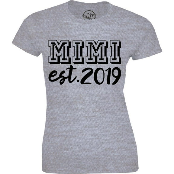Mimi Established 2019 Funny Grandma Pregnancy Announcement Women's Tee Shirt