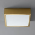 thumbnail image 4 of Oxygen Lighting - Peepers - 10.25 Inch 18W 1 LED Flush Mount-Aged Brass Finish, 4 of 4
