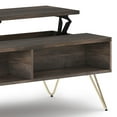 thumbnail image 3 of Simpli Home Hunter Solid Mango Wood Lift Top Coffee Table In Ebony, 3 of 3