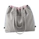 thumbnail image 3 of Bolso tote multiusos para mujer, bolso de viaje a la moda para artículos esenciales de vacaciones y compras. Gris, 3 of 9