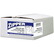 Handi-Bag Pinch & Seal Zipper Storage Bags, Gallon, 250 Ct