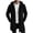 Black, variant on QSAWXQZ Men's Long Hooded Coat Full Zip Long Sleeve Pockets Jacket Casual Winter Outerwear XL