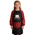 thumbnail image 6 of YUEHUA Kids Waterproof Artist Painting Apron, Children's Art Smock, Children Apron Long Sleeve with Pocket, 6 of 6