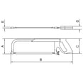 thumbnail image 2 of Arco de segueta Ajustable Tramontina Pro 12 Pulgadas, 2 of 3