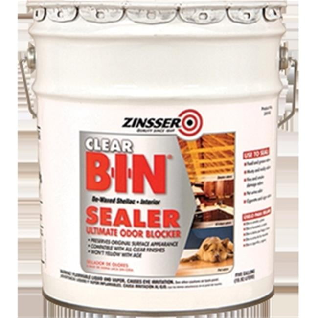 Zinsser Company 249190 5 Gallon Clear BIN Primer Sealer Walmart