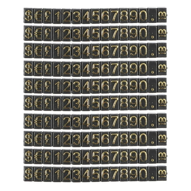 10pcs Price Label Display Sign Number Display Price Tags Shop Price Display Tags