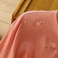 thumbnail image 6 of Staron Women's Linen Shirts Casual 3/4 Sleeve V-Neck Loose Blouse Tops with Embroidery Buttons, Pink XXL, 6 of 7