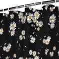 thumbnail image 3 of Daisy Flower Pattern Shower Curtain 72"x72" ,Bathroom Decorative Shower Curtains Set with 12 Hooks,Modern Waterproof Washable Shower Curtain, 3 of 6