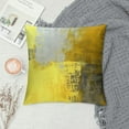 thumbnail image 2 of Fenyluxe  Yellow Abstract Pillow Covers Modern Accent Gray Throw Pillow Cover Soft Elegant Decorative Couch 20x20in, 2 of 5