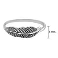 thumbnail image 2 of Sideways Freedom Feather Enchantment Sterling Silver Band Ring-9, 2 of 5