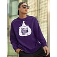 thumbnail image 2 of Creepy And Cute Halloween Sweatshirt Men -Image by Shutterstock, Male Medium, 2 of 4