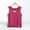 #1_Hot Pink, variant on Women Oversized Camis Solid Color Velvet Tanks Crew Neck Camisole Sleeveless Blouse Seamless Camisole Casual Soft Vest Loose Fitting Tank Tops T-Shirt