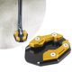 thumbnail image 4 of Almohadilla de soporte para pies de motocicleta de aleación de aluminio | Cojín de asiento antideslizante ampliado | Pedal universal para soporte lateral para motocicletas y bicicletas | Duradero y, 4 of 6