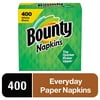 Bounty Paper Napkins, White, 400 Count