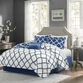 thumbnail image 4 of Home Essence Becker Reversible Bed in a Bag Bedding Set, Navy, King, 4 of 13
