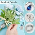 thumbnail image 3 of 1 Set 2Pcs Wedding Bouquet Photo Charms Bouquet Charm for Bride Silver Jewelry Bride Bouquet Wedding Pendant for Wedding Memory Bridal Bouquet Wedding Anniversary DIY Template, 3 of 7