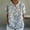 T Shirts for Women Clearance under $5 Light Blue, variant on Womens Lapel V Neck T Shirt Vintage Bird Floral Print Summer Blouse Casual Short Sleeve Top