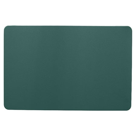 

Rectangular Leather Placemat Solid Colour Faux Leather Placemats Coffee Mats Kitchen Table Mats Easy To Clean Kitchen Table Mats