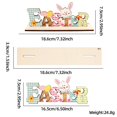 thumbnail image 5 of Easter Wooden Gnome Decoration, Happy Easter 3D Bunny Egg Stand Decor For Festive Party Tabletop, & Teenager Home Office Spring Celebration Ornament, 5 of 6