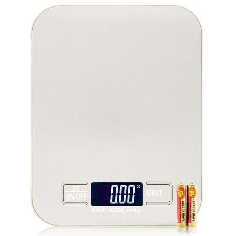 Digital Food Scale Diet Electronic Kitchen Scale with Blue LED light  5kg/11lb