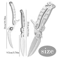 thumbnail image 3 of BINGLI 4-in-1 Multifunctional Heavy Duty Kitchen Shears – Spring Sharp Seafood, Fish, Turkey & Chicken Kitchen Utility Scissors | Non-Slip Handle, Safety Lock & Micro-Serrated Blades for Bones, 3 of 7