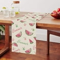 thumbnail image 3 of Watermelon Table Runner Spring Summer Watermelon Theme Party Decoration Dining Room Holiday Home Kitchen Island Decor,13x72 Inches, 3 of 6