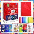 thumbnail image 2 of 8 Pack Birthday Gift Bags with Ribbon Handle and Tissue Paper Funny Glitter Happy birthday Gift Bags for Birthday Gift Wrapping Presents, 2 of 4