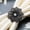 Black, variant on THOPBPRK Floral Napkin Rings Flower Napkin Holders Decorative Table Accents Dining Table Ornaments for Wedding Receptions Family Gatherings Holiday Feasts Dining Accessories , 1Pack Black
