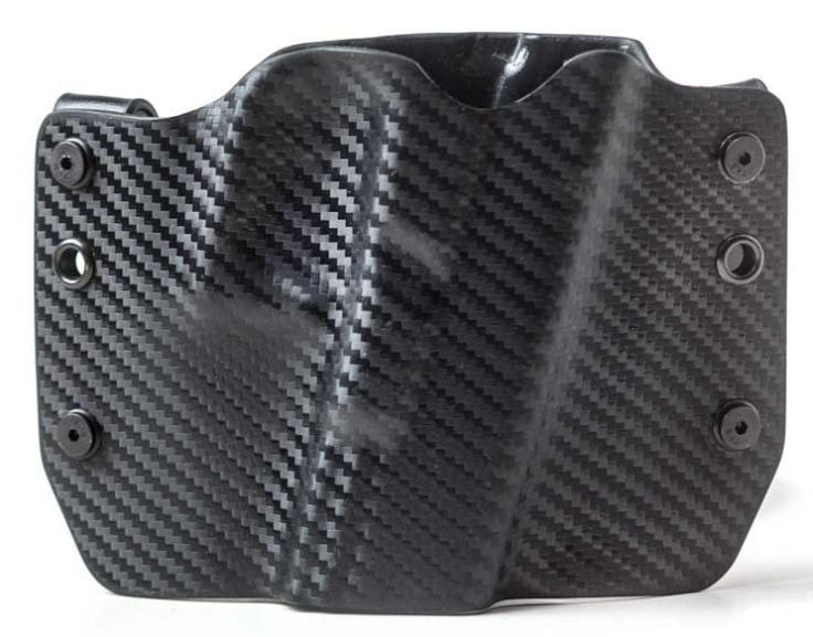 Outlaw Holsters Black Carbon Fiber OWB Kydex Gun Holster for Walther