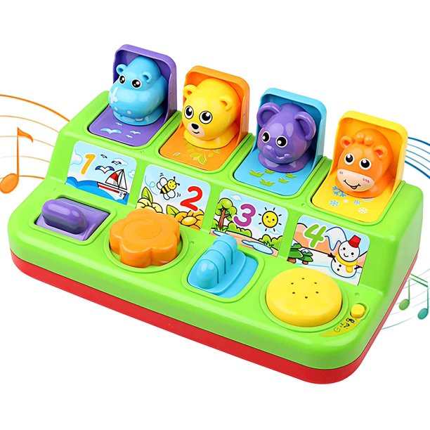 Interactive Popup Toy for Toddlers Ages 1,2,3 PeekaBoo Toy with