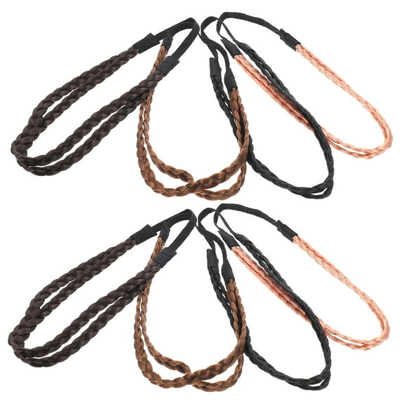 LEORX 8Pcs Hair Accessories Wide Headband Hair Fixing Daily Use