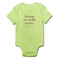 thumbnail image 1 of CafePress - And Though She Be But Little Is Fierce Body Suit - Baby Light Bodysuit, 1 of 1