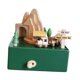 thumbnail image 2 of Caja de música de madera, bonita decoración navideña para el hogar, la sala de estar y la oficina. Tren verde, 2 of 9
