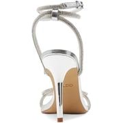 Aldo Womens BARRONA Textile Metallic Ankle Strap