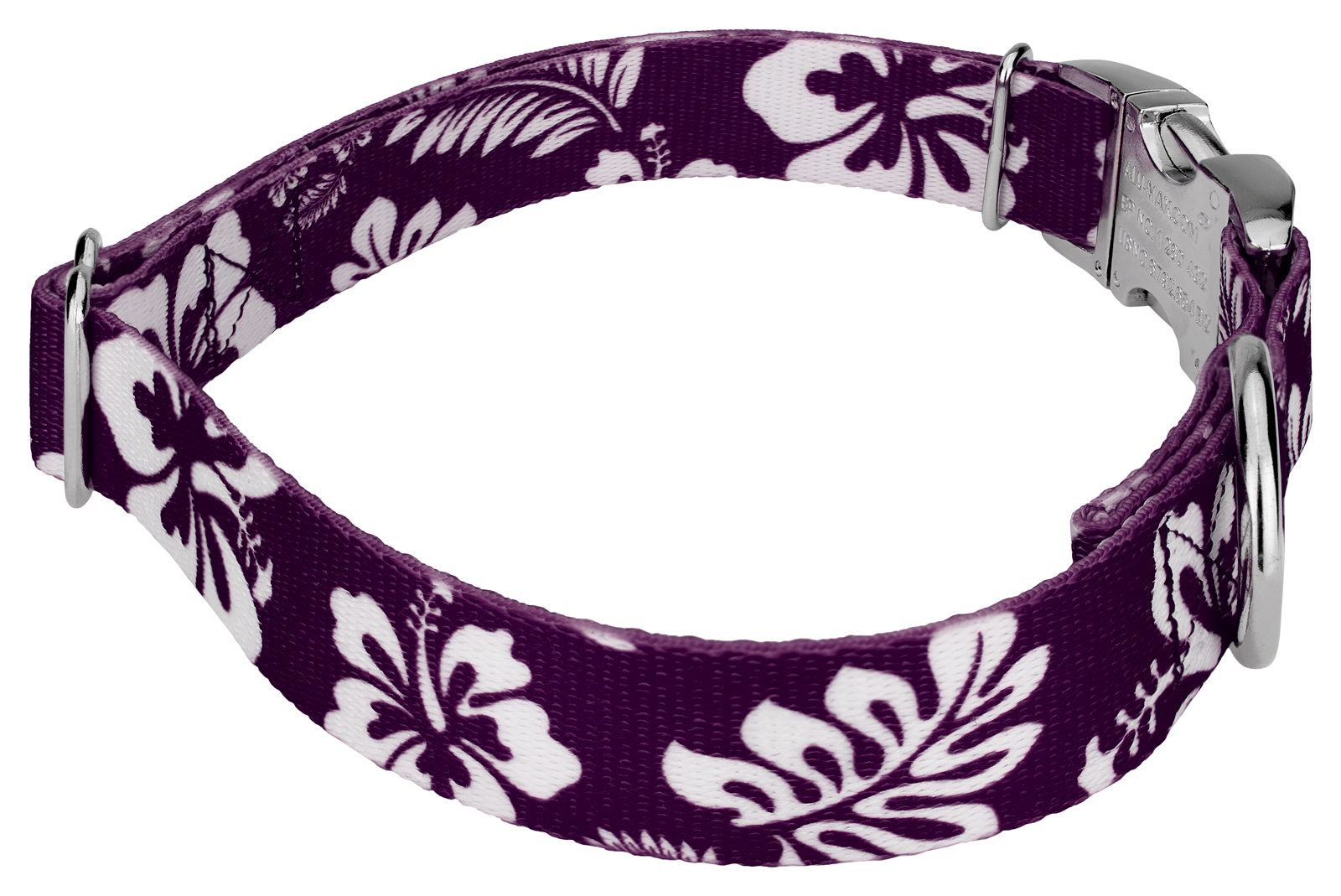Country Brook Design&reg;  Purple Hawaiian Premium Dog Collar & Leash - image 4 of 6