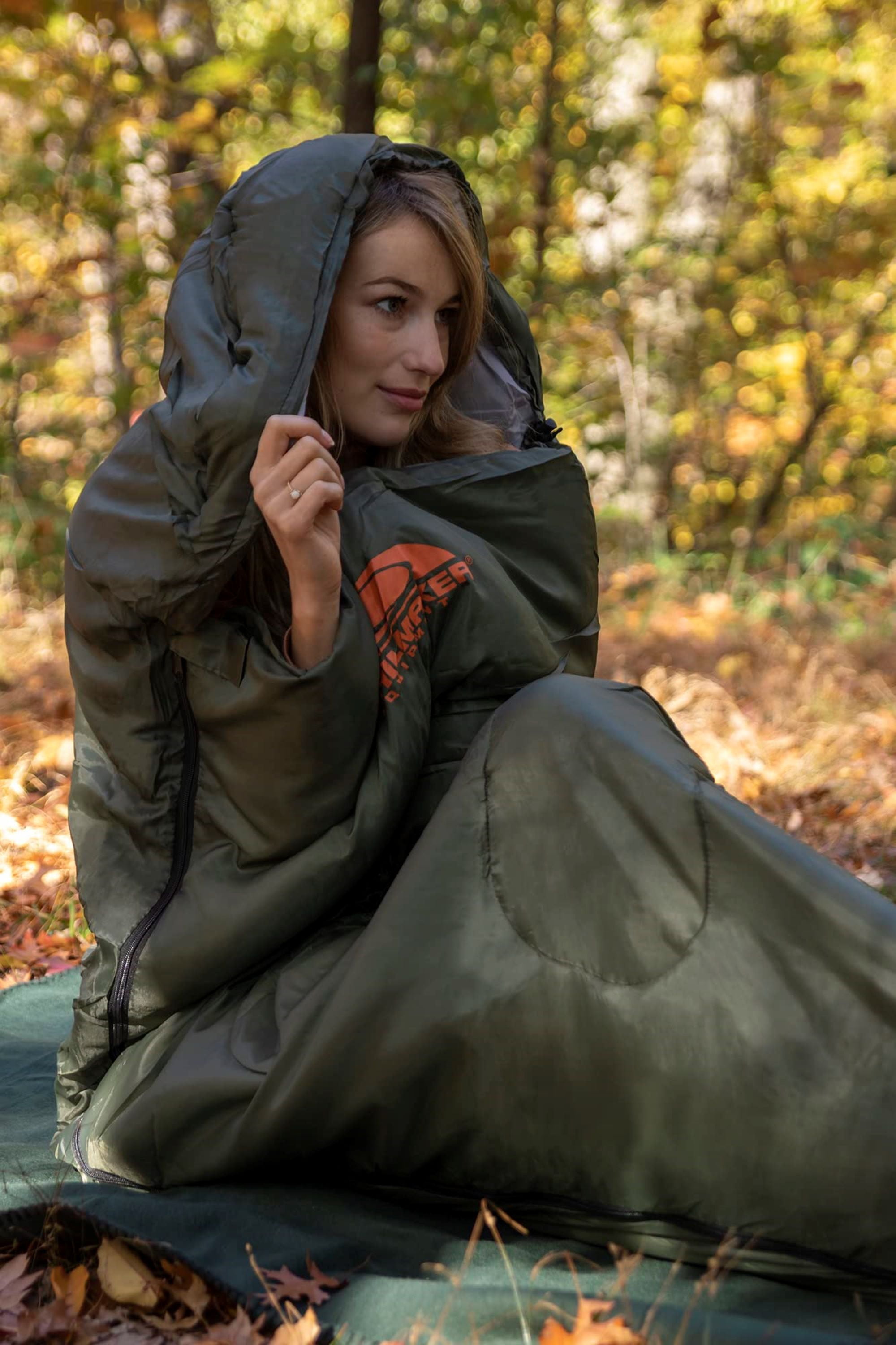 Trail Maker Cold Weather Sleeping Bag, Green