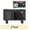 Black, variant on High Road Car Visor Organizer with Secure Zip Pockets, Sunglasses Holder and Clear Registration and Insurance Pocket