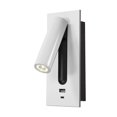 thumbnail image 1 of Lampe de Lecture LED Lampe de Chevet Interrupteur Caché Lampe de Chevet, Type C Lampe de Chevet Murale Applique Lampe de Lecture, 350° Rotatif 90° Pliable, 3W, 1 of 5