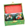 thumbnail image 3 of Bolas de masaje Baoding con caja de almacenamiento para aliviar la rigidez. Ideales para padres y personas mayores. Verde, 3 of 9