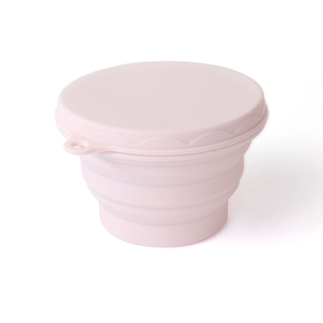 Cuenco para acampar con tapa Cuenco de silicona plegable para viajes y acampar Microondas y nevera Cuenco de almacenamiento de alimentos de (1000ML) Xemadio ZJWJ691-2