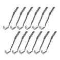 thumbnail image 2 of Hook Bookmarks Joyas de búsqueda DIY Haciendo DIY Aleación de zinc Vintage Bookmark Decoraciones Artesanía Accesorios Para Regalos Antigua Plata 12 Piezas, 2 of 7