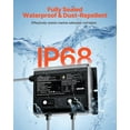 thumbnail image 3 of VEVOR 2-Bank 5A 12V Smart Marine Battery Charger Onboard IP68 Waterproof Boat RV Yacht, 3 of 9