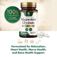 thumbnail image 5 of Magnesium Glycinate 2000mg Per Serving - Chelated Magnesium Supplement for High Absorption Supplement - Muscle & Heart Health Support - Easy on Stomach Non-GMO Vegan, USA Bottled - 240 Capsules, 5 of 9