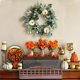 thumbnail image 4 of ¡Últimas Unidades!, Guirnalda de calabaza blanca de otoño para decoración del hogar, guirnalda colgante para puerta, adornos navideños, 40 cm Akmoler, 4 of 6