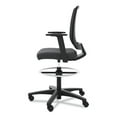 thumbnail image 6 of basyx VL515 Mid-Back Mesh Task Stool with Fixed Arms, Black, 6 of 6