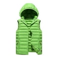 thumbnail image 1 of YIFUNIN Men's Ribbed Pattern Vest, Casual Fashionable Sleeveless Cotton Jacket, Solid Color Fitted Hooded Waistcoat for Layering in Fall,Light Green,4XL, 1 of 4
